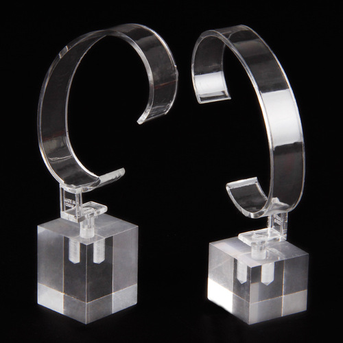 Vito acrylic jewelry and watch shop stall storage props three-piece set watch shelf display stand