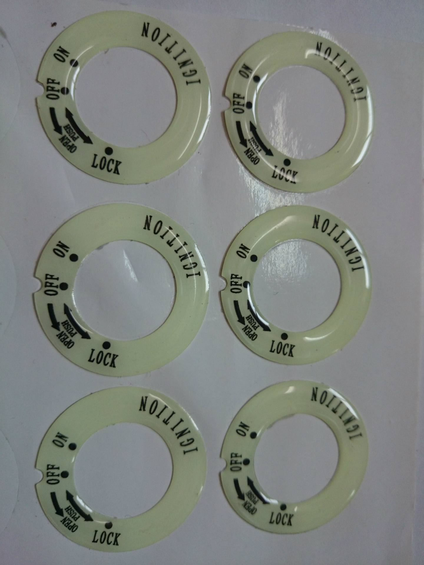 厂家生产不干胶水晶滴胶贴纸 水晶滴塑标牌 环保透明滴胶定做