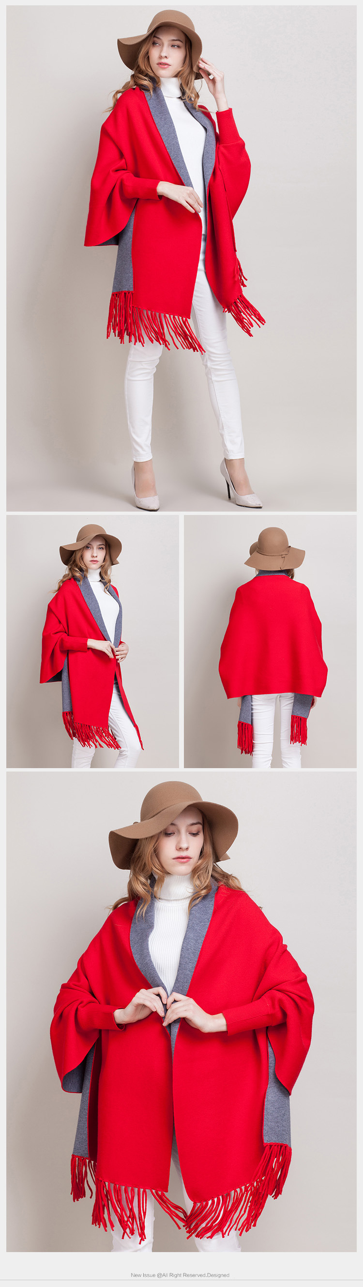 Blouson femme en Cachemire - Ref 3321401 Image 43