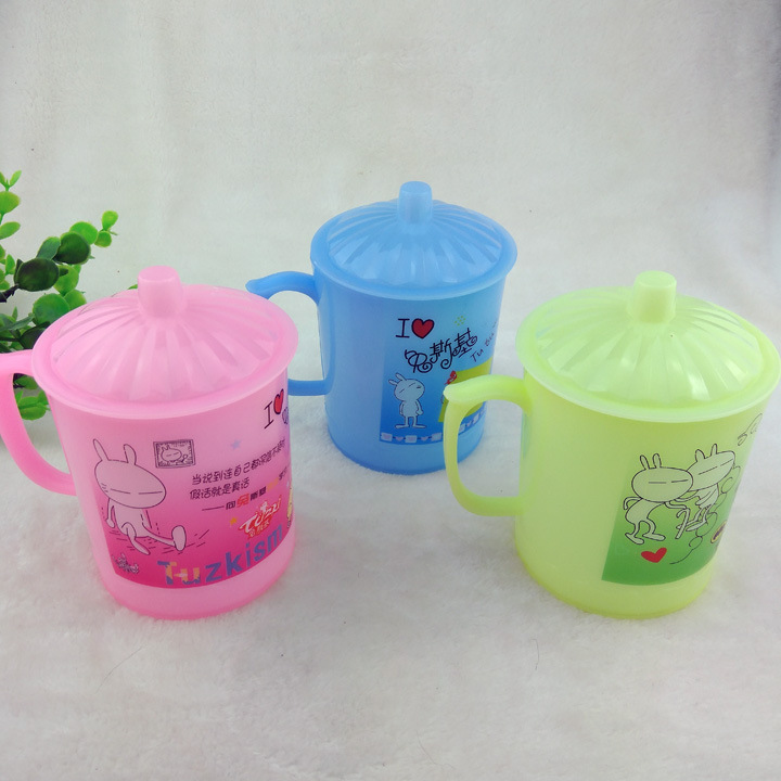 G1 214 302 # taza de plástico con tapa taza de cepillo de dientes taza de plástico regalo 2 yuanes Tienda Al Por Mayor image 4