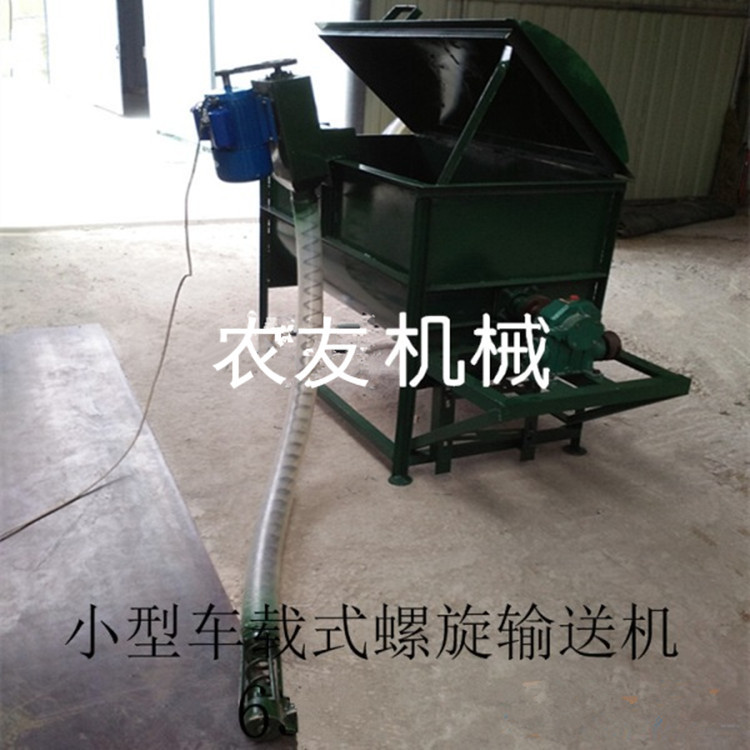 场上作业汽油动力吸料机 可弯曲吸料管弹簧吸料机