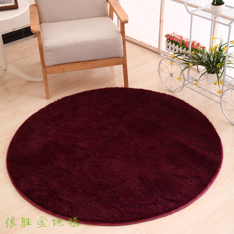 Espesado esponja Alfombra de lana de seda Silla de ratán estera cesta colgante estera silla de la computadora estera hexagonal estera de la tienda de los niños hecho