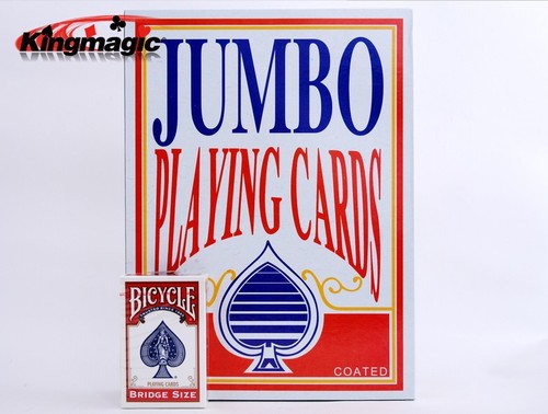 G1537 Big Card (A4 Big Poker) kingmagic magic props manufacturer direct sales magic toys