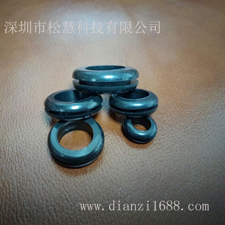 批发供应橡胶护线圈 韩式橡胶护线环Ф12 O型出线保护环