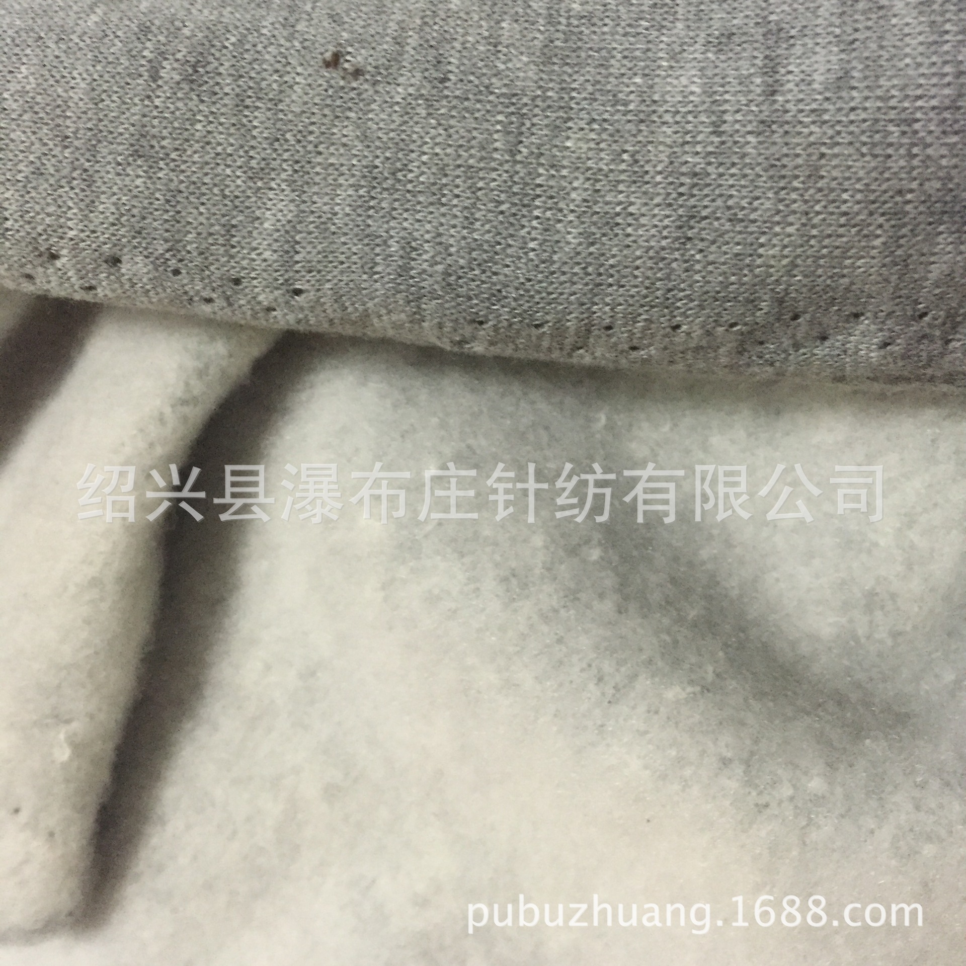 厂家直销针织TC麻灰卫衣绒 高档三线卫衣麻灰布