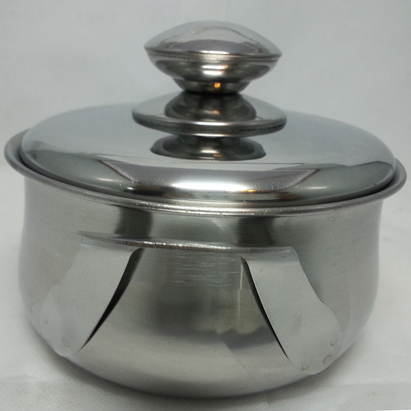 Factory direct sales of flat ear pot, four-piece set, stainless steel household multi-purpose soup pot, all-steel lid stewing pot detail image 6