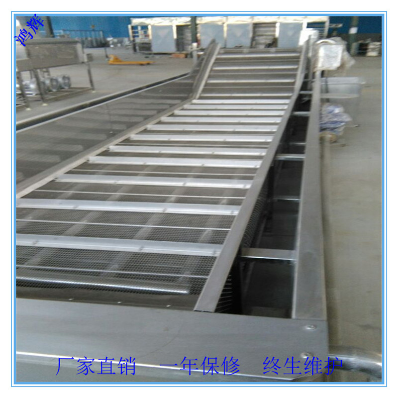 叶菜清洗机海产品喷淋气泡清洗机按客户要求制作