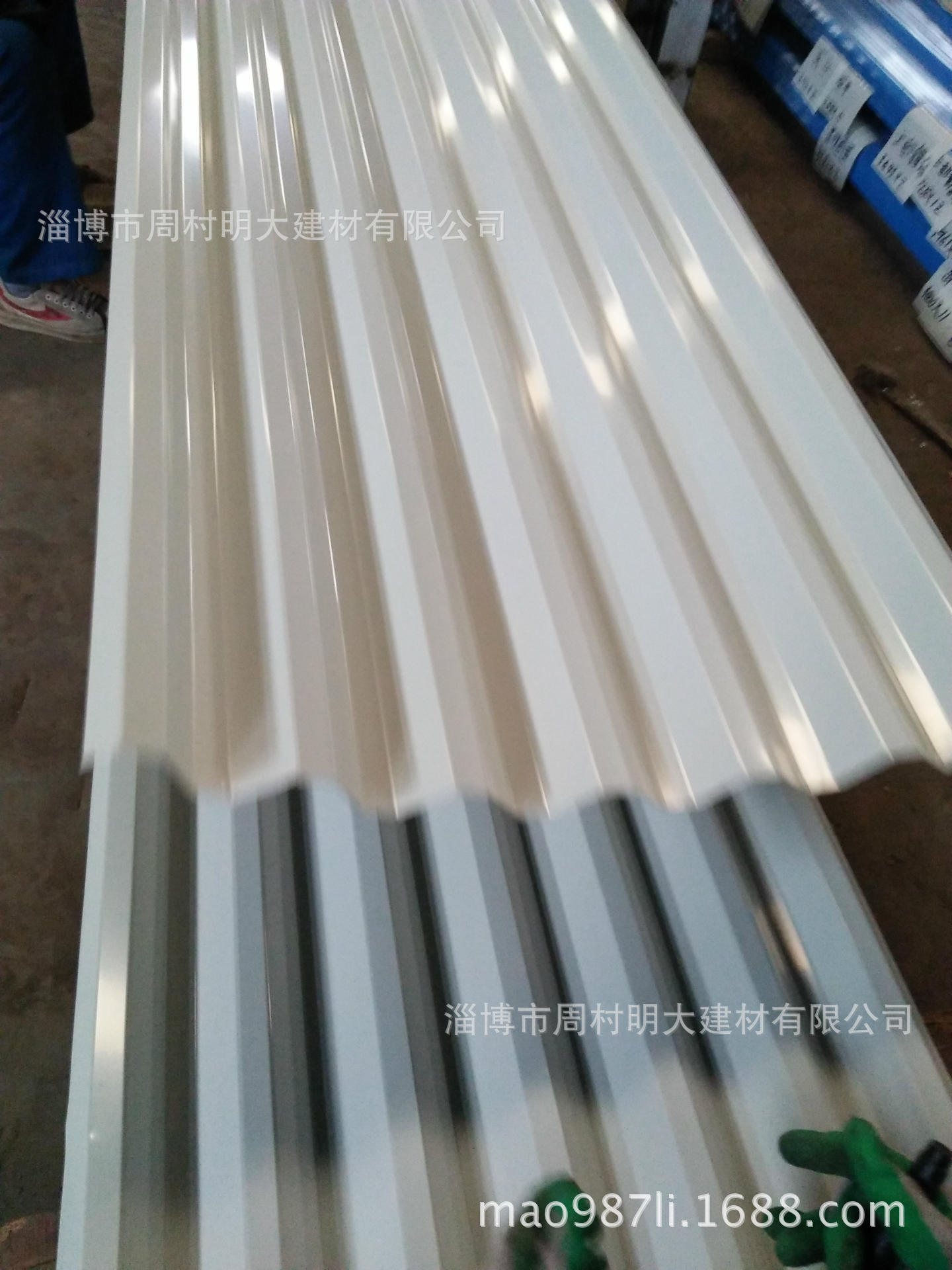 公司生产冰灰色彩钢瓦 屋顶瓦单层彩钢瓦 750彩钢瓦 蓝色彩钢瓦