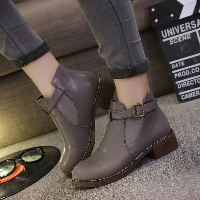 Bottes femme SHU MEIMEI en PU artificiel - Ref 3354813 Image 31