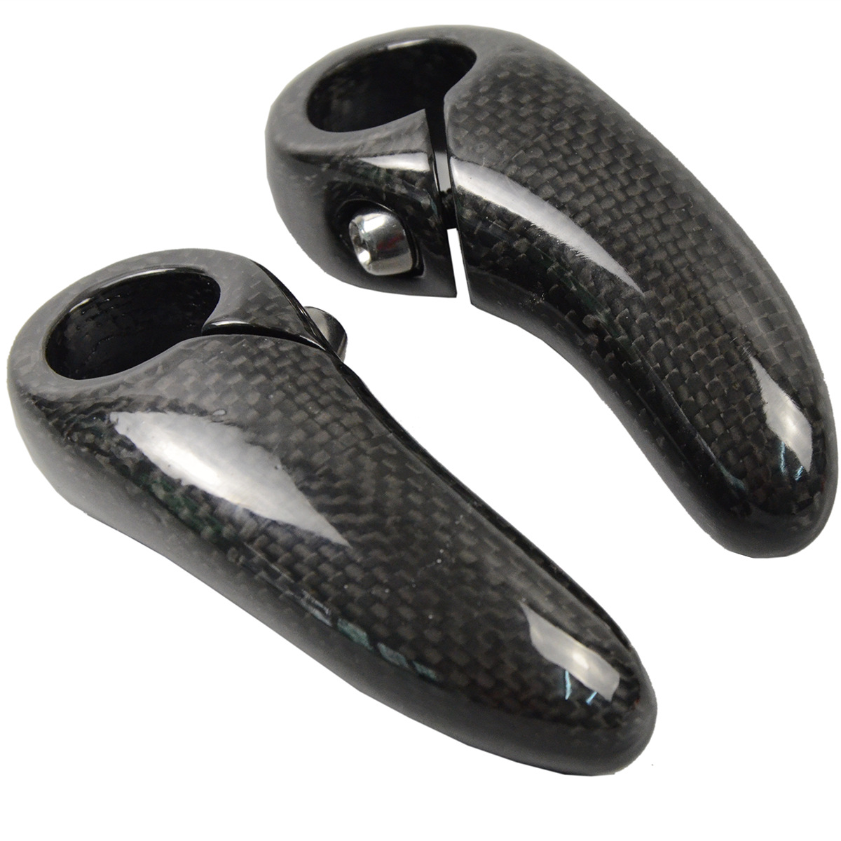T800 Full Carbon Fiber MTB Mountain Bike Handlebar Bicycle Bar End Grip