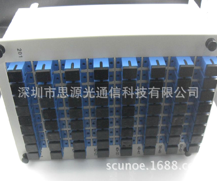 分光器插片式厂家销售PLC1分64插片式光分路器