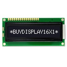 LCD1601/16x1單色字符型LCD液晶顯示模塊/模組/黑底白字