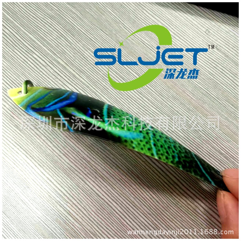 深龍杰金屬魚UV打印效果2
