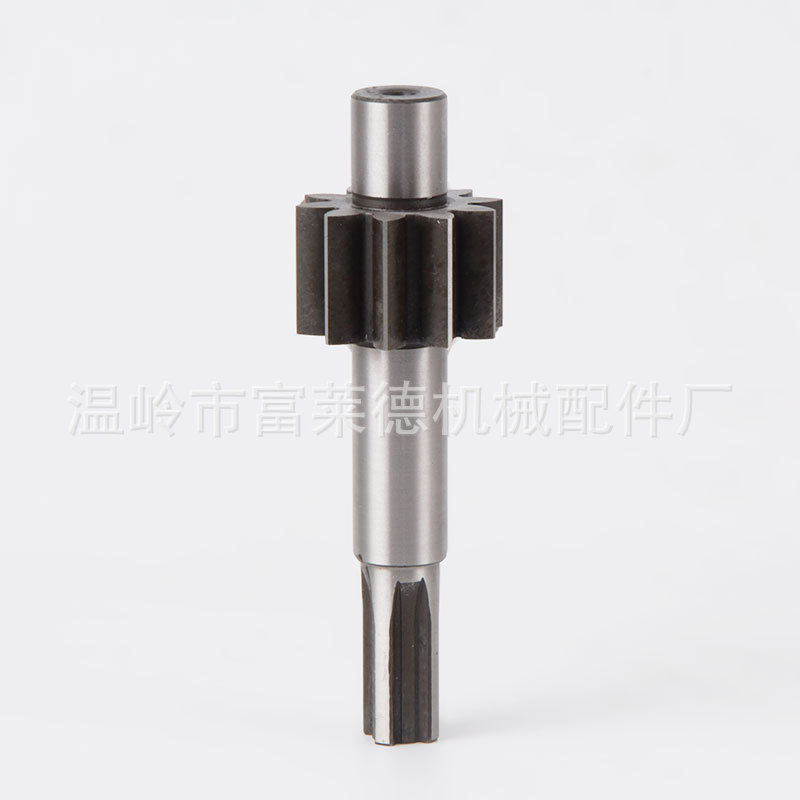 厂家供应自由锻内花键花键轴大型机械传动非标齿轮轴变速箱斜齿轮