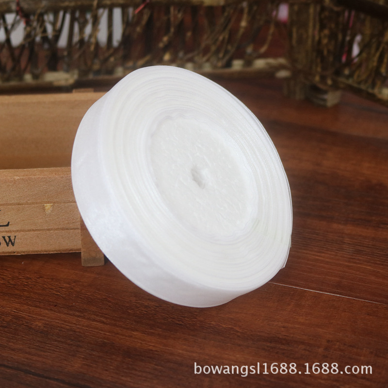 2,5 cm cinta de nieve al por mayor regalo flor hornear decoración cinta hecha a mano DIY cinta decoración de la boda multicolor