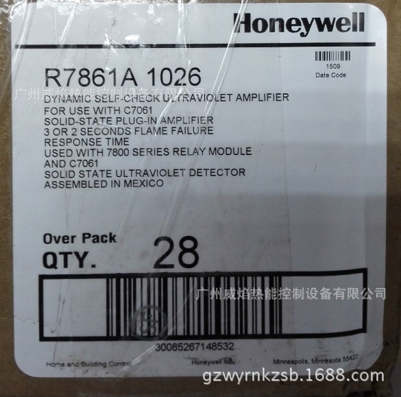 R7861A1026控制器美国霍尼韦尔heneywell