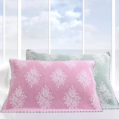 高阳枕巾厂家批发成人加厚品牌纱布枕巾加厚纯的棉纱布|ms