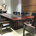 油漆会议桌 木皮开会台 会议台大公司会议室桌子讨论桌可定