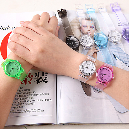 266 Quartz Watch Transparent Fashion Trend Student Watch for Men, Women, Children and Kids - Dropshipping