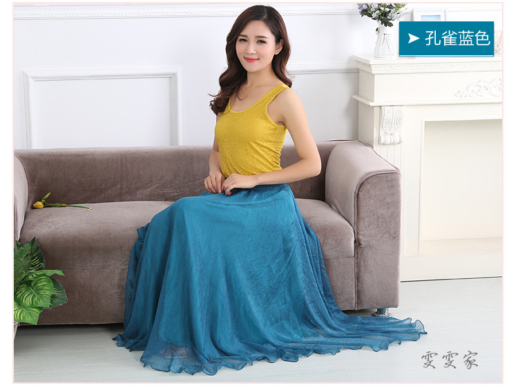 Jupe en Mousseline de soie - Ref 3441566 Image 54