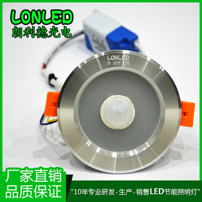 direct deal LED Induction lamp LED emergency lamp Flats Hotel Ceiling human body Induction Down lamp