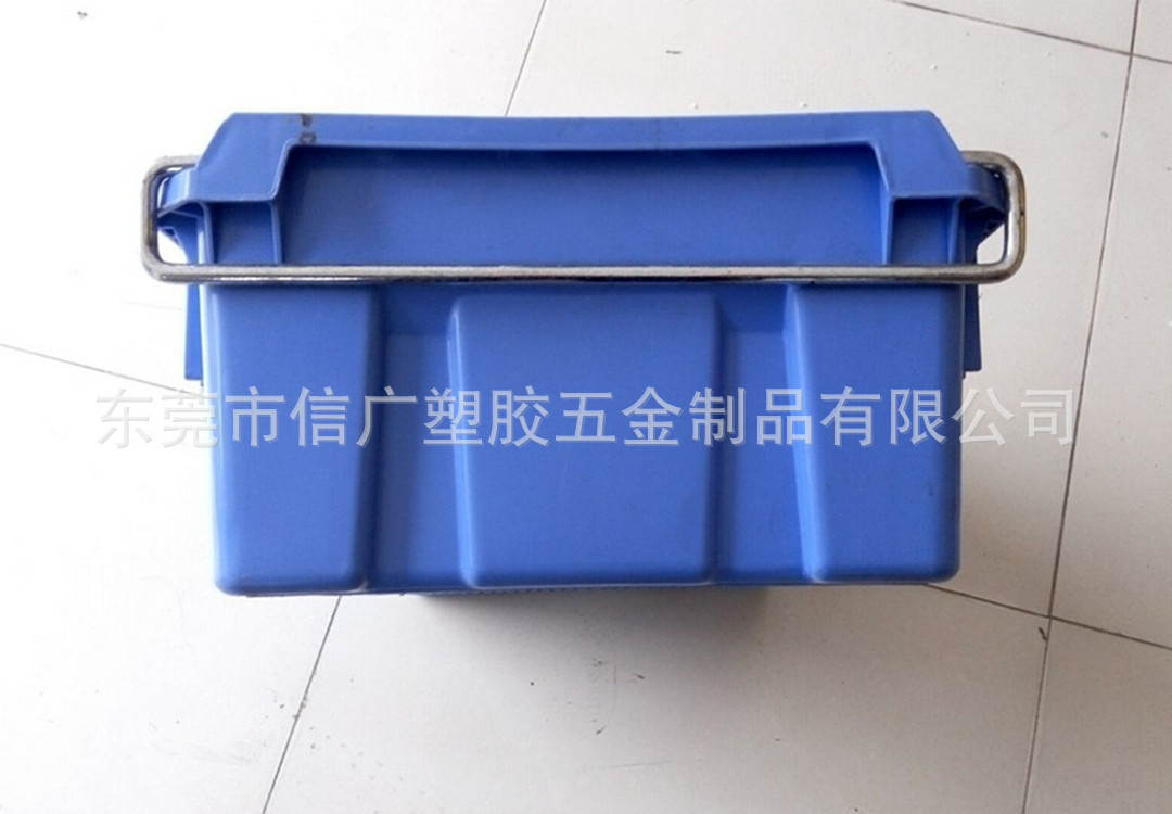 注塑铁耳周转箱把手箱拉手箱 五金汽车零件塑料收纳箱 可烫金印刷