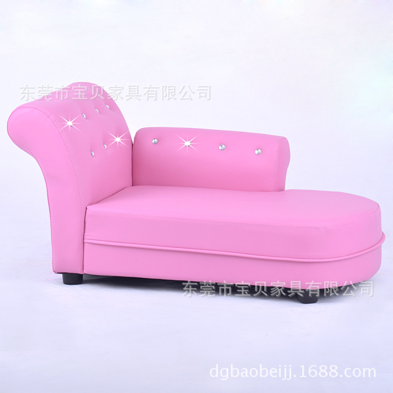 Dongguan baby children sofa Children&#39;s clothing store Pink Leather Royal sofa originality fashion lovely sofa