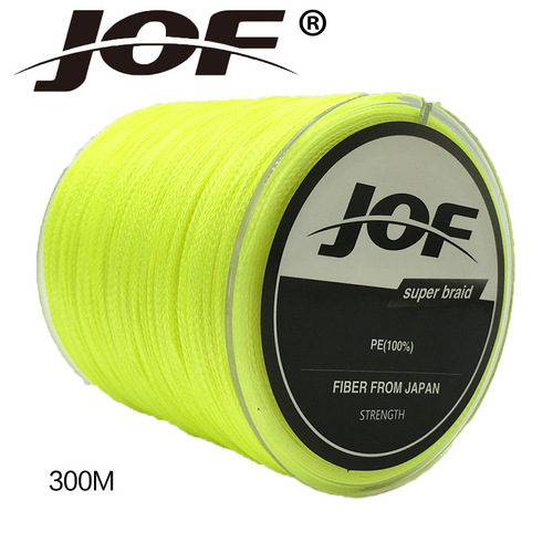 JOF Xinli fishing gear 4 braided PE strong horse fishing line 300 meters anti-biting line fishing line fishing line wholesale cross-border goods