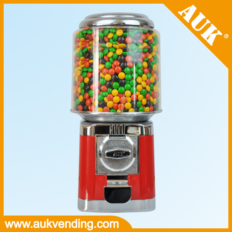 一元投币弹球机，糖果机，迷你小扭蛋机，M&M巧克力豆机