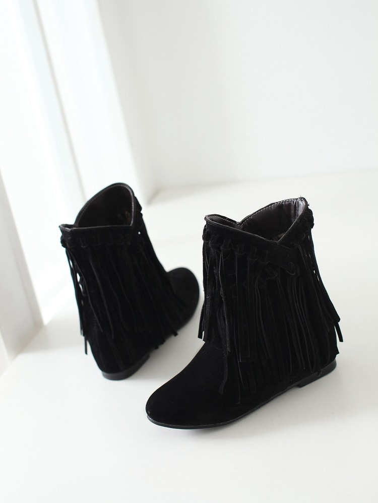 Bottes femme en PU artificiel - Ref 3355230 Image 25