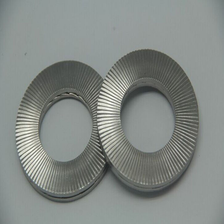 60C达克罗DIN25201双叠自锁垫圈双层防松垫圈双面齿止动垫圈