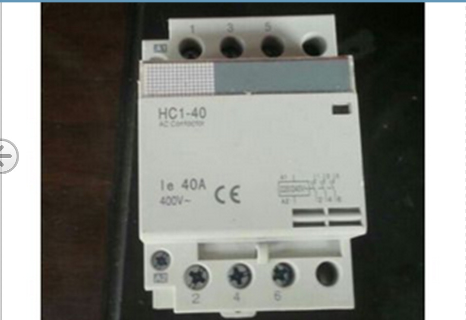 三极家用接触器CT HC1-25A/3P 6A 10A 16A 20A 25A