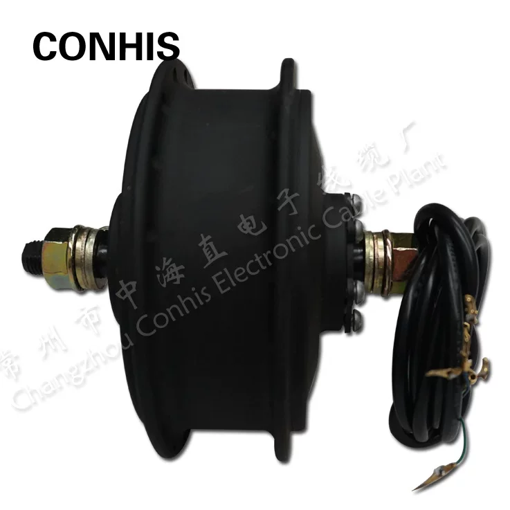 Бесщеточный втулочный двигатель с шестернями, мотор для заднего колеса, 48V, 500W, 190mm