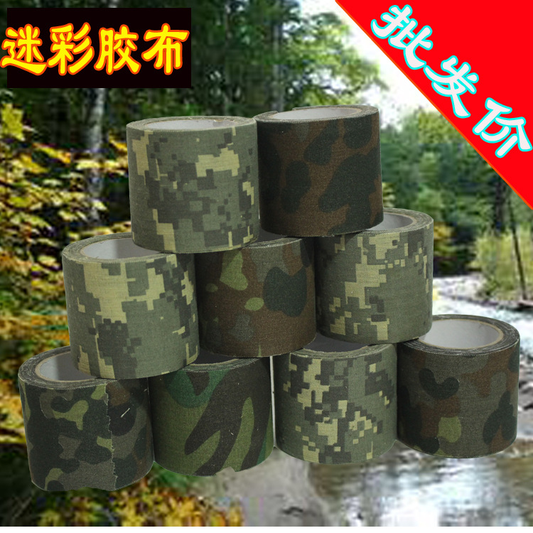 10 m cinta de camuflaje tela base vendaje cinta de caza al aire libre cinta de camuflaje cinta de caza