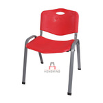 厂家供应PP塑料椅面 钢架喷涂椅架 塑钢培训学生椅子 夜市餐椅