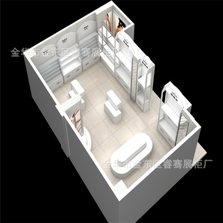 定制中展示柜 前台柜 3d全息投影金字塔 欧式爆款服装展示柜