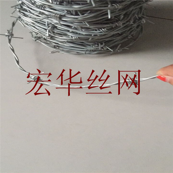 BWG16刺绳 电镀锌刺绳 热镀锌刺绳 刺铁丝 带刺铁丝网2.5mm