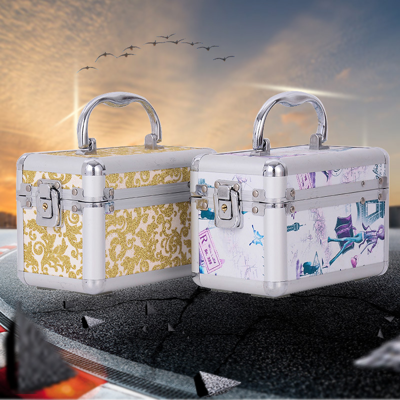 Portable Cosmetic Case Korean Edition fillet major multi-storey trumpet cosmetology Makeup Supplies Storage box Professional custom