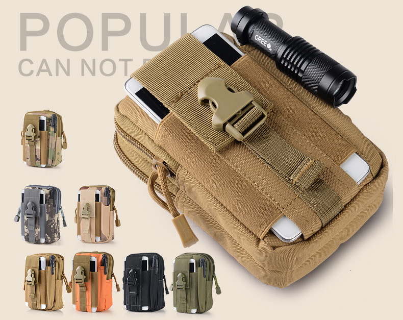 厂销多功能军迷战术腰包 户外运动手机腰包挂包 男士穿皮带腰包|ms
