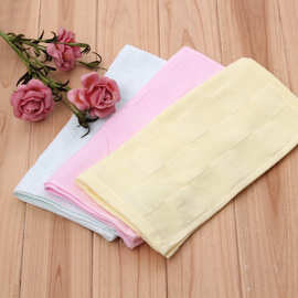 厂家直销全 棉纱布方巾 婴童口水巾 纯棉毛巾 正方形幼儿园小手帕