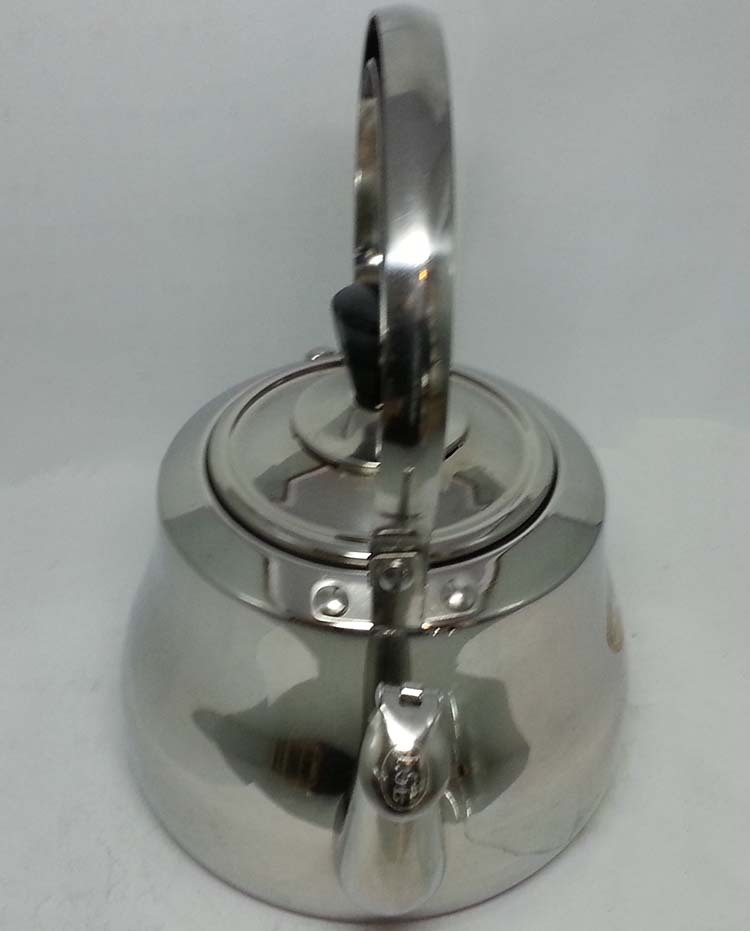 Factory direct sales of stainless steel water kettles, steel-handled qinyin kettles, mingyin kettles, color-matched decals, flat-bottomed kettles detail image 3