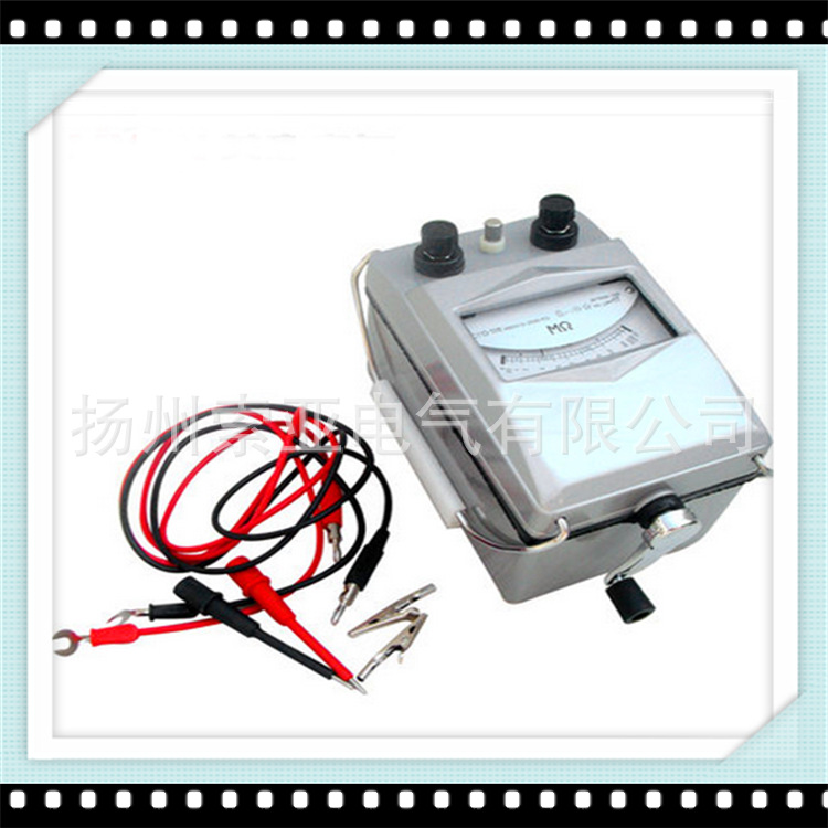指针式 ZC11D-10 ZC11D-5绝缘电阻测试仪2500V兆欧表摇表 手摇表