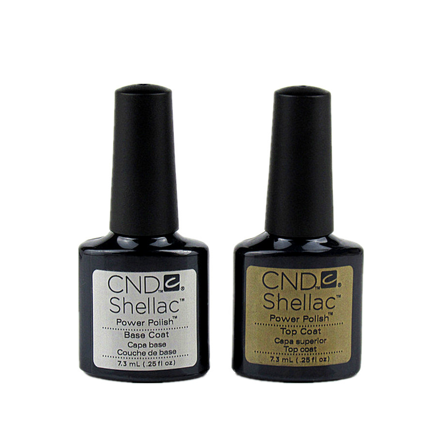 Shellac UV Nail Power Polish Base coat & Top Coat Nail Glue Nail