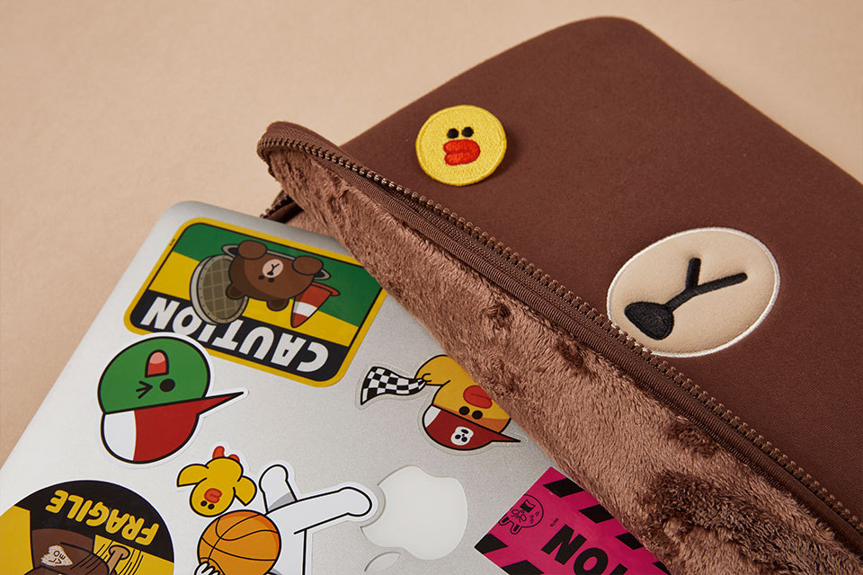NEW iPad Cases linefriends brownie MacBook case iP