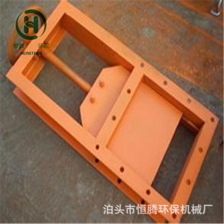 插板阀500*500方口插板阀手动螺旋闸阀电动执行器闸板阀平板闸门