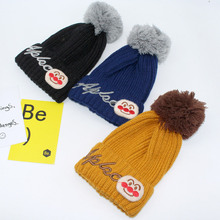 毛线编织宝宝护耳帽子_毛线编织宝宝护耳帽子