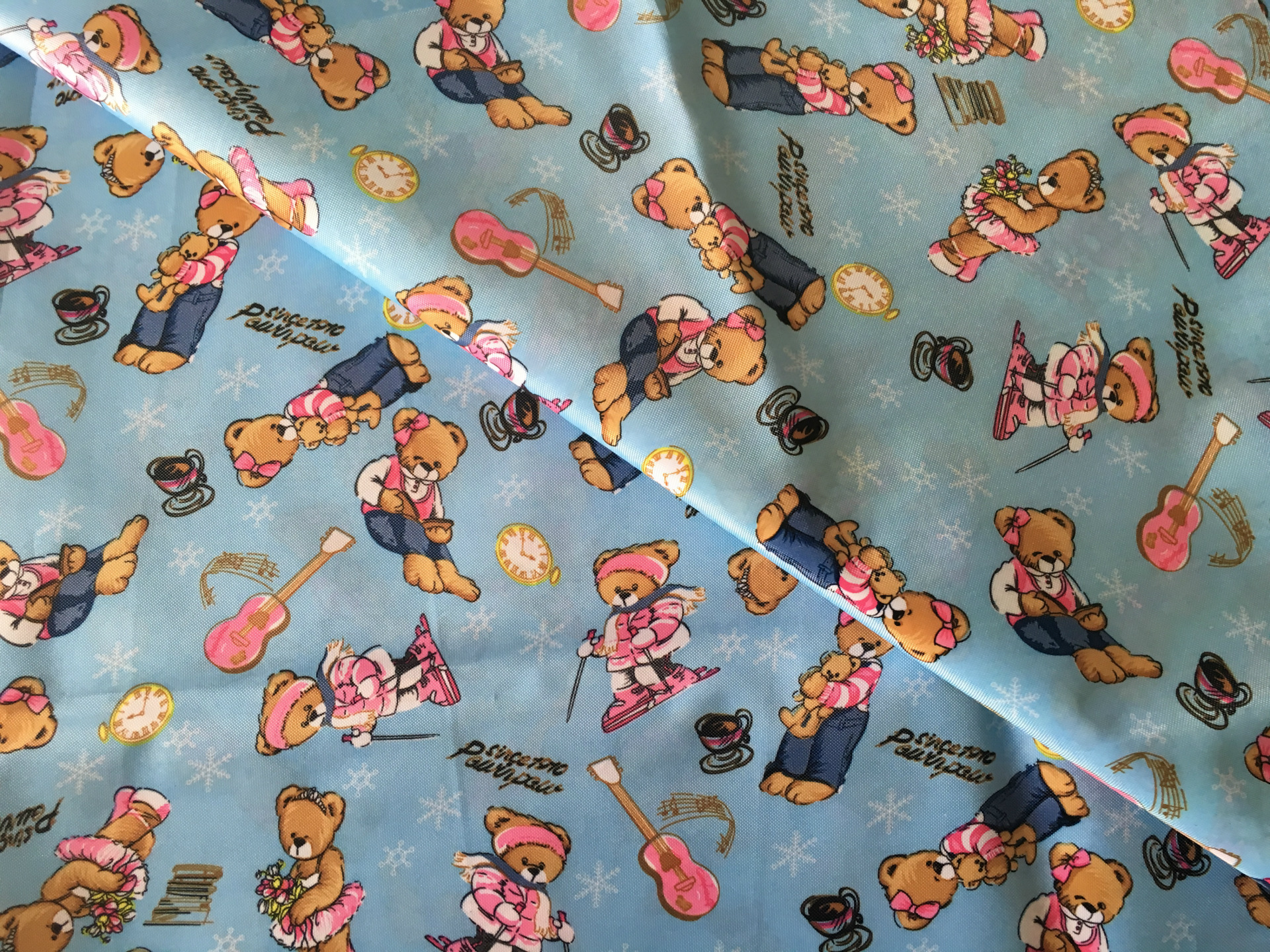 厂家直销210D牛津布加厚、涂银、印花洗衣机罩面料