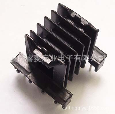 EF20 卧式 4+4 5槽 针距5.0 排距15.0 高20.7 方针0.64变压器骨架