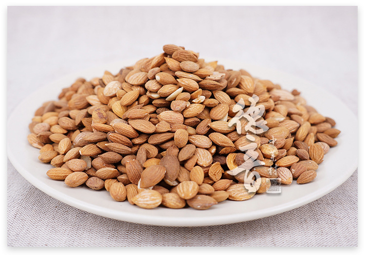 Dried Mountain Peach Kernel Shan Tao Ren 500g Selected Gansu Raw Herb for Decoction and Culinary Use quality and texture
