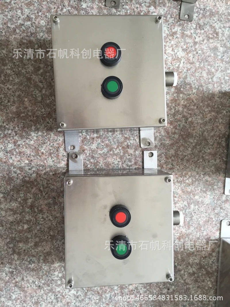 IP65 曾安型 不锈钢防爆按钮箱 防爆防腐按钮箱 增安型
